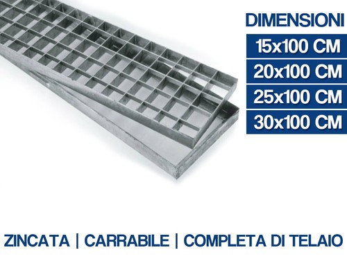 Griglia zincata carrabile - griglia,