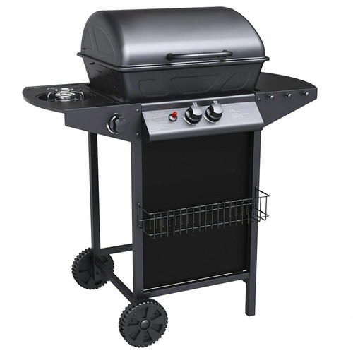 Barbecue gas con fornello - a,