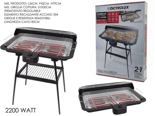 Barbecue elettrico con stand - barbecue,