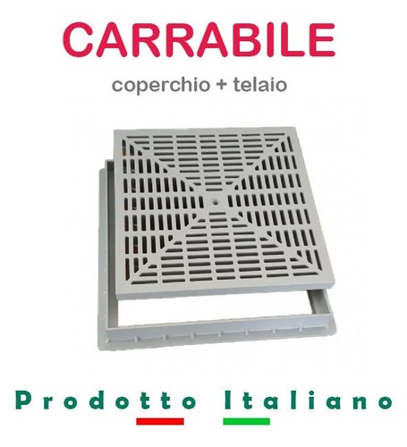 Pozzetto chiusino a griglia - chiusino,