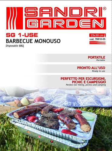 Barbecue carbonella monouso