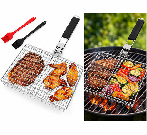 Griglia doppia per barbecue - , _