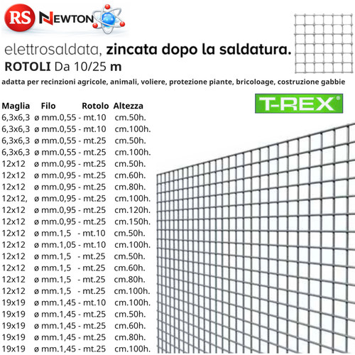 Rete metallica elettrosaldata - rete,