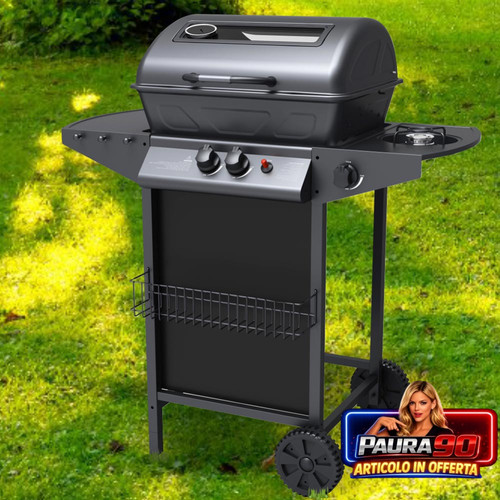 Barbecue gas pietra lavica - lavica, 2